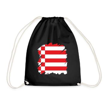 Bremen Flag Bremen Flag - Drawstring Bag - black - Front