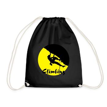 Escalade, climbing, climber - Sac de sport léger - noir - Devant
