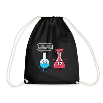 Chimie disant chimie chimiste cadeau - Sac de sport léger - noir - Devant