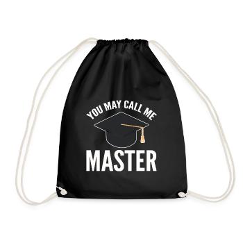 Cérémonie de remise des diplômes de maîtrise - Sac de sport léger - noir - Devant