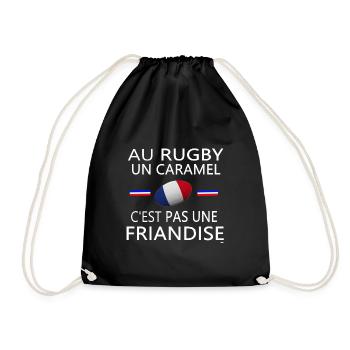 rugby, rugby sport, rugby humour, rugbyman - Sac de sport léger - noir - Devant