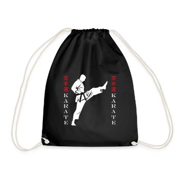 Karate - Turnbeutel - Schwarz - Vorne