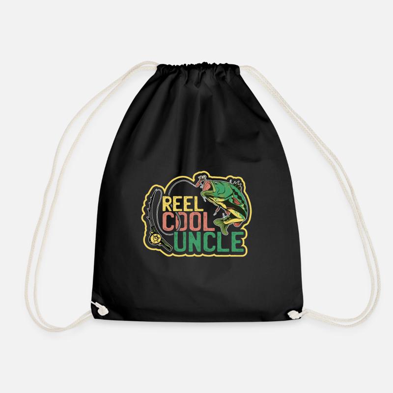 Reel cool Uncle - Turnbeutel - Schwarz