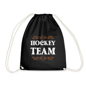 Équipe de hockey - Sac de sport léger - noir - Devant