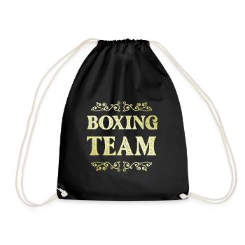 Boxing Team - Turnbeutel - Schwarz - Vorne