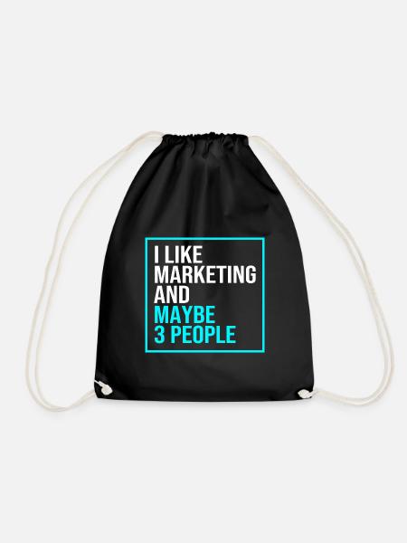 Marketing Manager - Turnbeutel - Schwarz