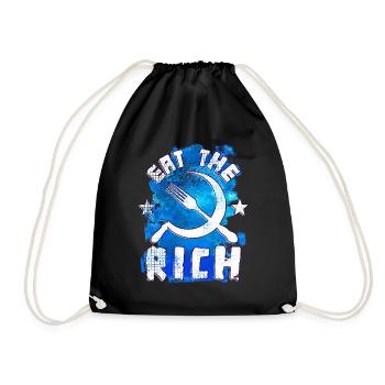 Eat The Rich - Turnbeutel - Schwarz - Vorne