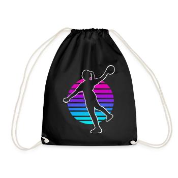 Handballeur Handballeur Femmes - Sac de sport léger - noir - Devant