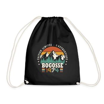 1974 Anniversaire Homme né en 1974 50 ans - Sac de sport léger - noir - Devant