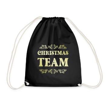 Christmas Team - Drawstring Bag - black - Front