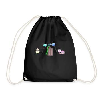 Amis & Plantes - Sac de sport léger - noir - Devant