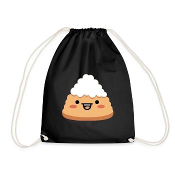 Onigiri japonais - Sac de sport léger - noir - Devant