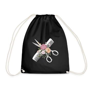 Coiffeur Coiffeur Coiffure Coiffure Coiffure Coiffure - Sac de sport léger - noir - Devant
