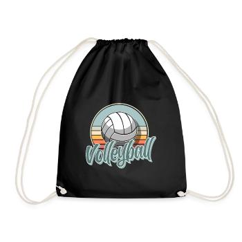 Volley-ball - Sac de sport léger - noir - Devant
