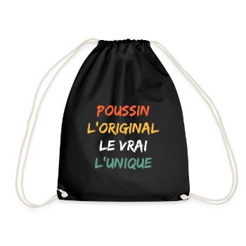 poussin - Sac de sport léger - noir - Devant