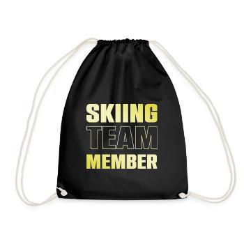 Équipe de ski - Sac de sport léger - noir - Devant