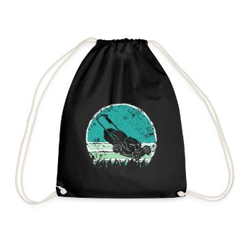 Tondeuse à gazon Tondeuse à gazon Jardinier de jardin - Sac de sport léger - noir - Devant