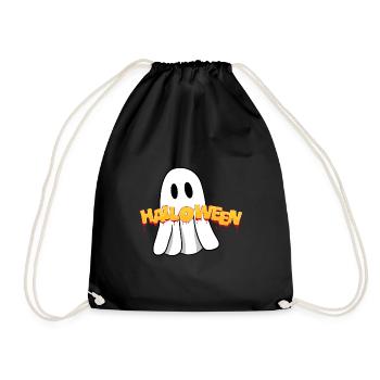 Halloween Ghost - Drawstring Bag - black - Front