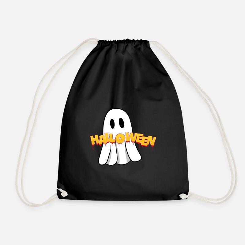 Halloween-Geist - Turnbeutel - Schwarz