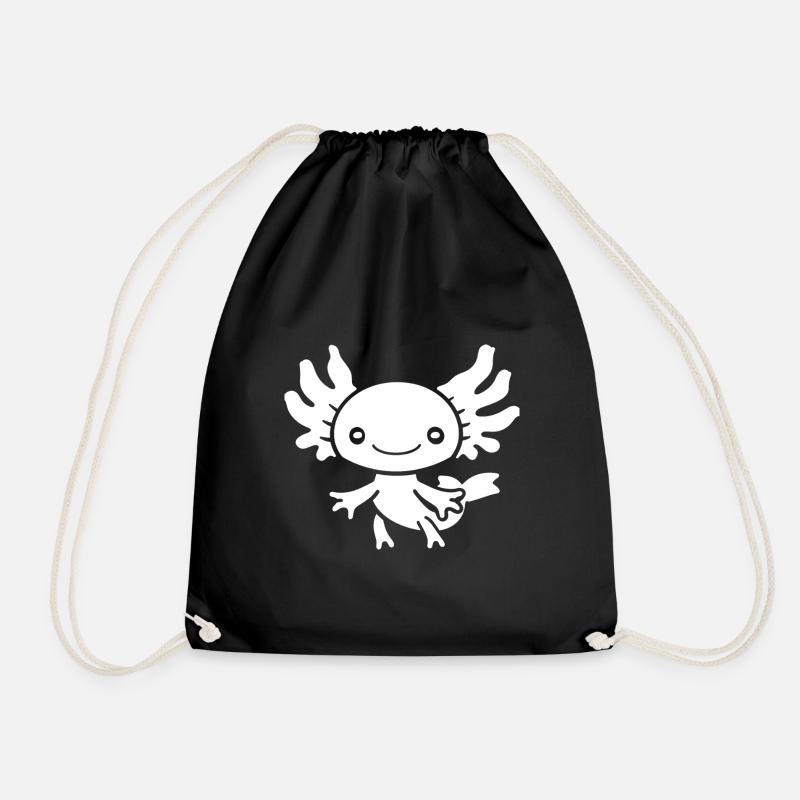 Axolotl - Turnbeutel - Schwarz