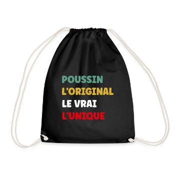 poussin - Sac de sport léger - noir - Devant