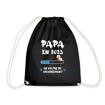 PAPA en 2023 - Sac de sport léger - noir - Devant