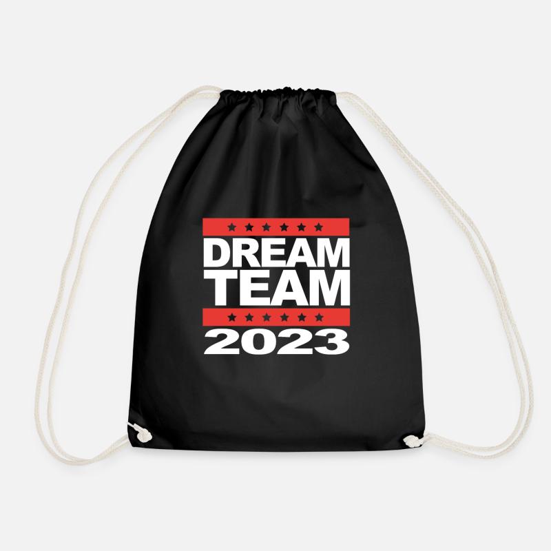 Team 2023 - Drawstring Bag - black