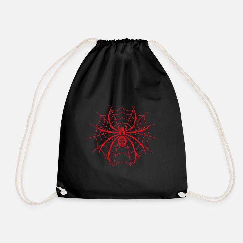 Spinne - Turnbeutel - Schwarz