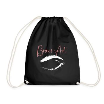 Microblading Make-up Kosmetik Kosmetikerin - Turnbeutel - Schwarz - Vorne