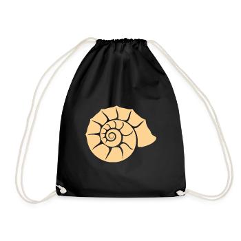 coquillage - Sac de sport léger - noir - Devant