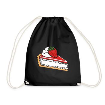 Tarte aux fraises - Sac de sport léger - noir - Devant
