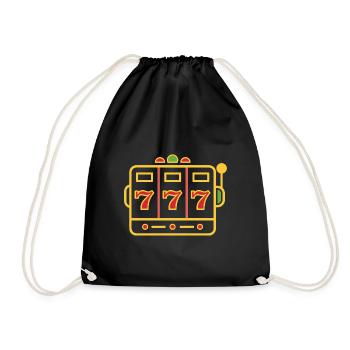 Casino - Drawstring Bag - black - Front