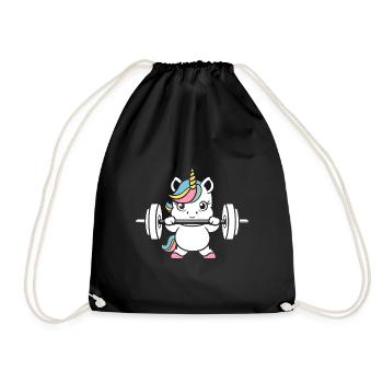 Humour musculation - Sac de sport léger - noir - Devant