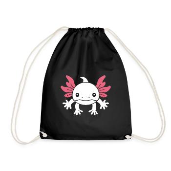 Axolotl - Turnbeutel - Schwarz - Vorne