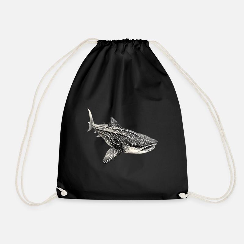 Requin-baleine - Sac de sport léger - noir