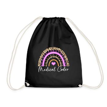 Codeur médical - Sac de sport léger - noir - Devant