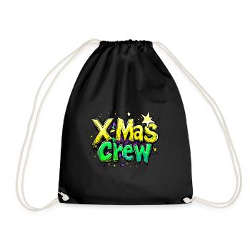 Équipage de Noël - Sac de sport léger - noir - Devant