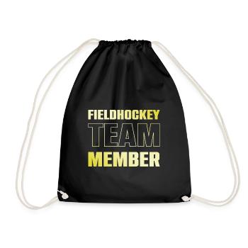 Équipe de hockey sur gazon - Sac de sport léger - noir - Devant
