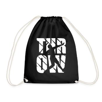 Javelin-Lanceur-Design-Werfrau et Lancer - Sac de sport léger - noir - Devant