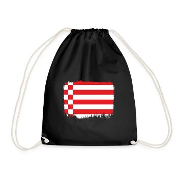 Bremen Flag Bremen Flag - Drawstring Bag - black - Front
