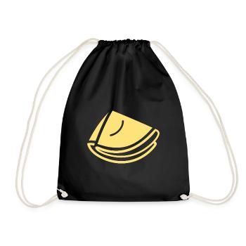 crêpe - Sac de sport léger - noir - Devant