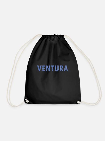 Ventura - Drawstring Bag - black