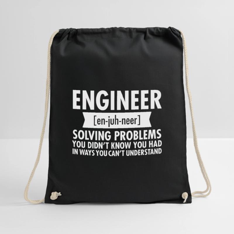Engineer - Solving Problems Drawstring Bag