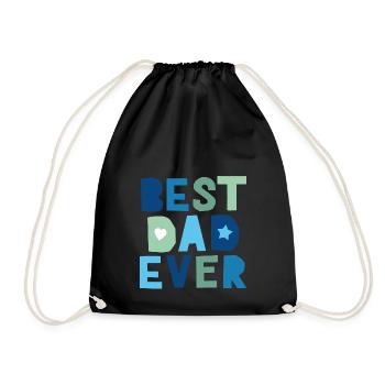 Le meilleur papa de tous les temps - Sac de sport léger - noir - Devant