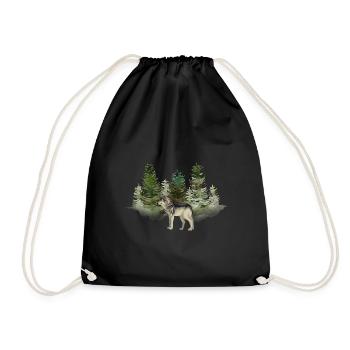Wolf - Sac de sport léger - noir - Devant