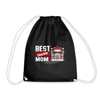 Best Truckin Mom ever - Sac de sport léger - noir - Devant