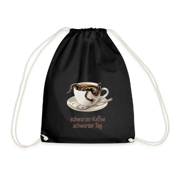 Salamandre du café 1 - Sac de sport léger - noir - Devant