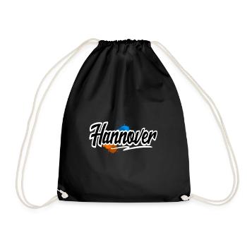 Hanover - Drawstring Bag - black - Front