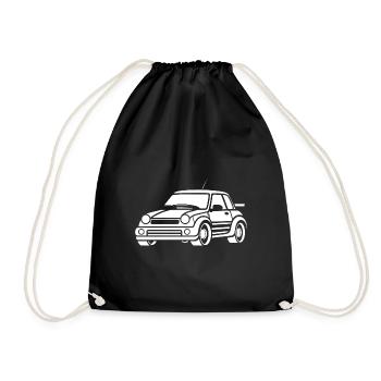 Rally Vehicle - Drawstring Bag - black - Front