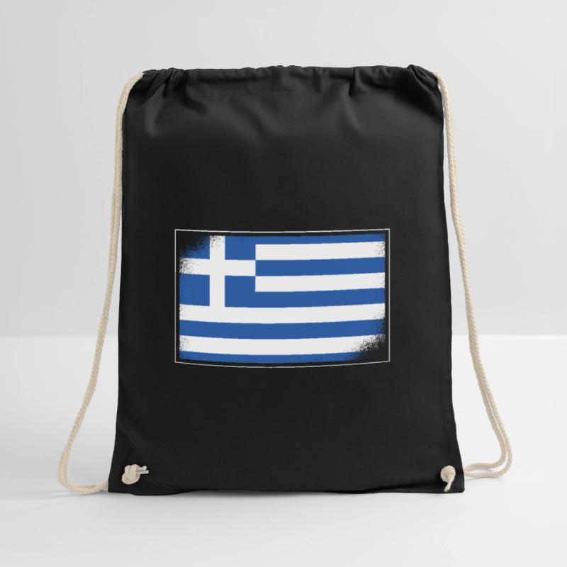 Drapeau de la Grèce Hellas Athènes Drapeau de la Grèce Sac de sport léger
